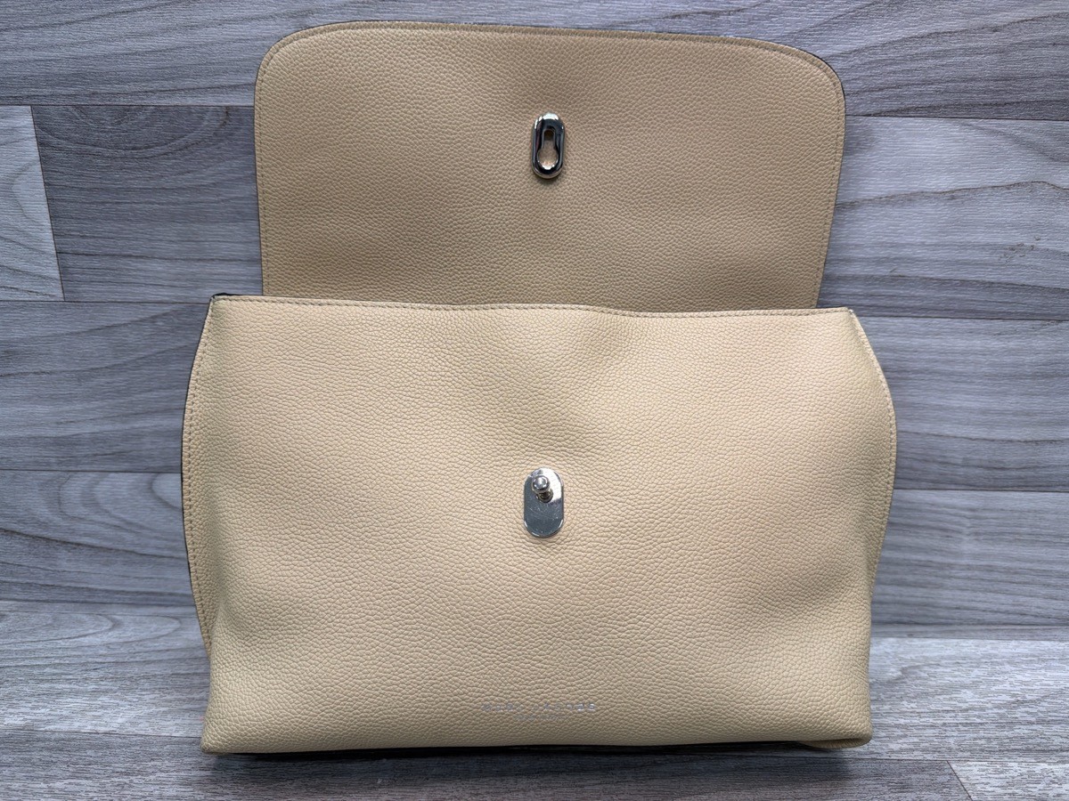 Marc Jacobs Calfskin & Suede Large Waverly 2 way Handbag (154886-1)