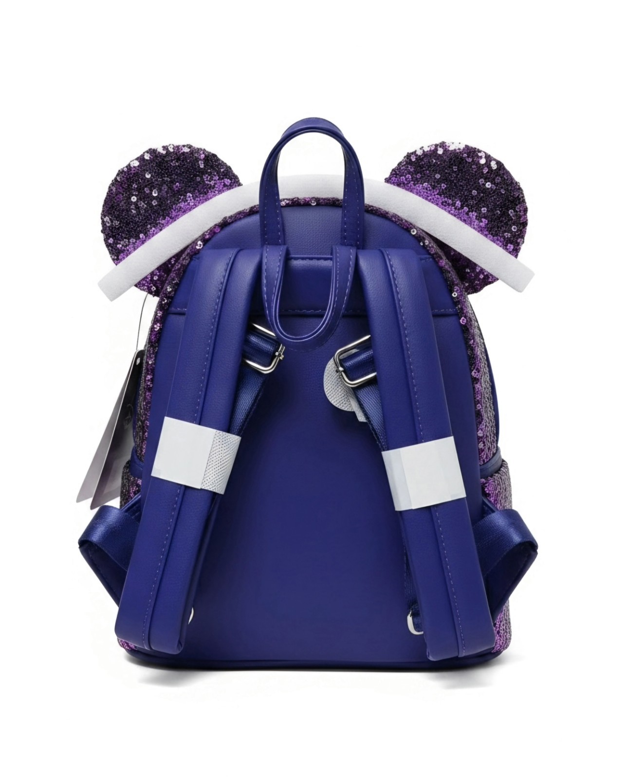 NWT LOUNGEFLY DISNEYLAND PARIS 30TH ANNIVERSARY PURPLE SEQUINS MINI BACKPACK