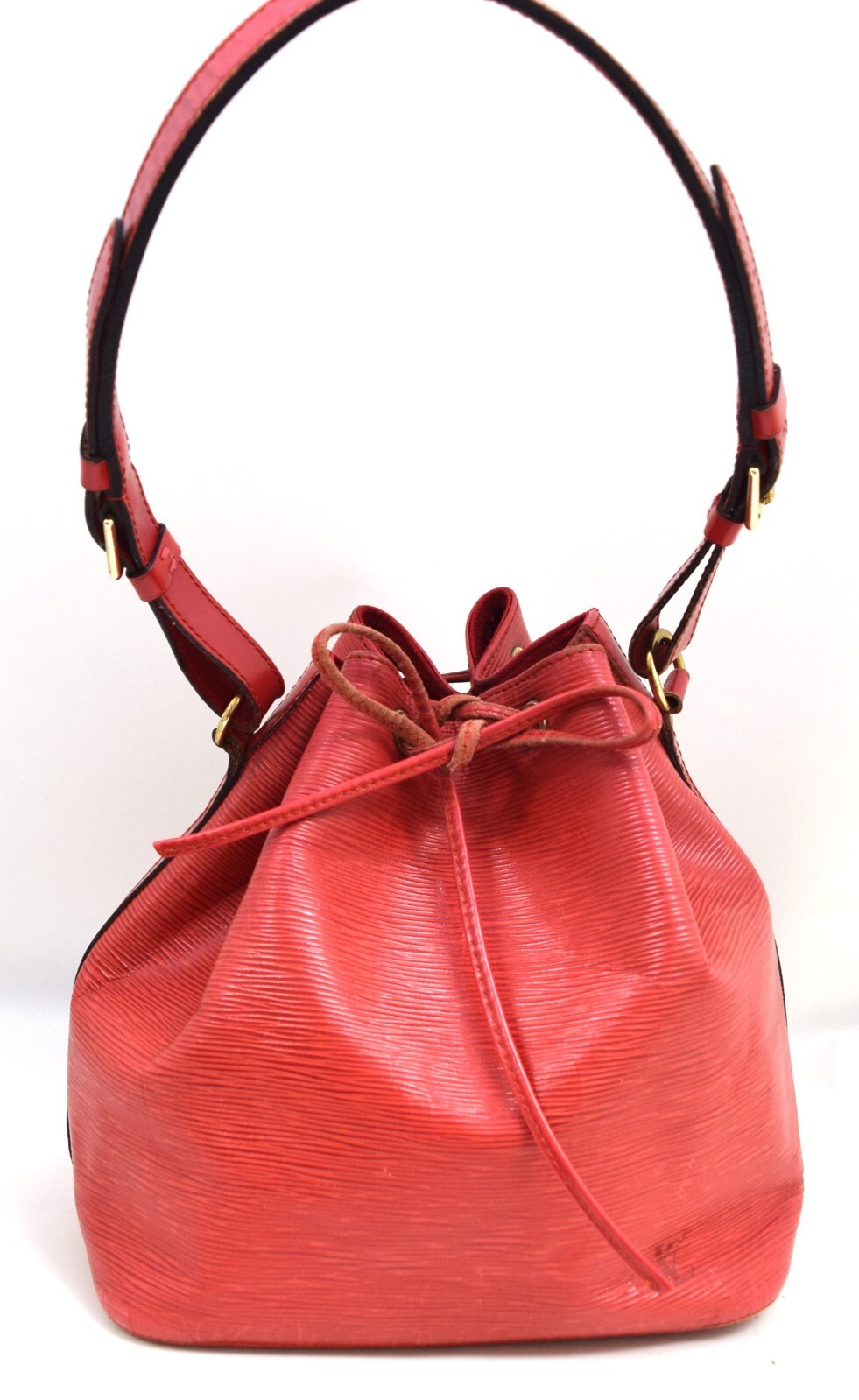 Auth Louis Vuitton Petit Noé Shoulder Bag Epi Leather M44107 LV 50403