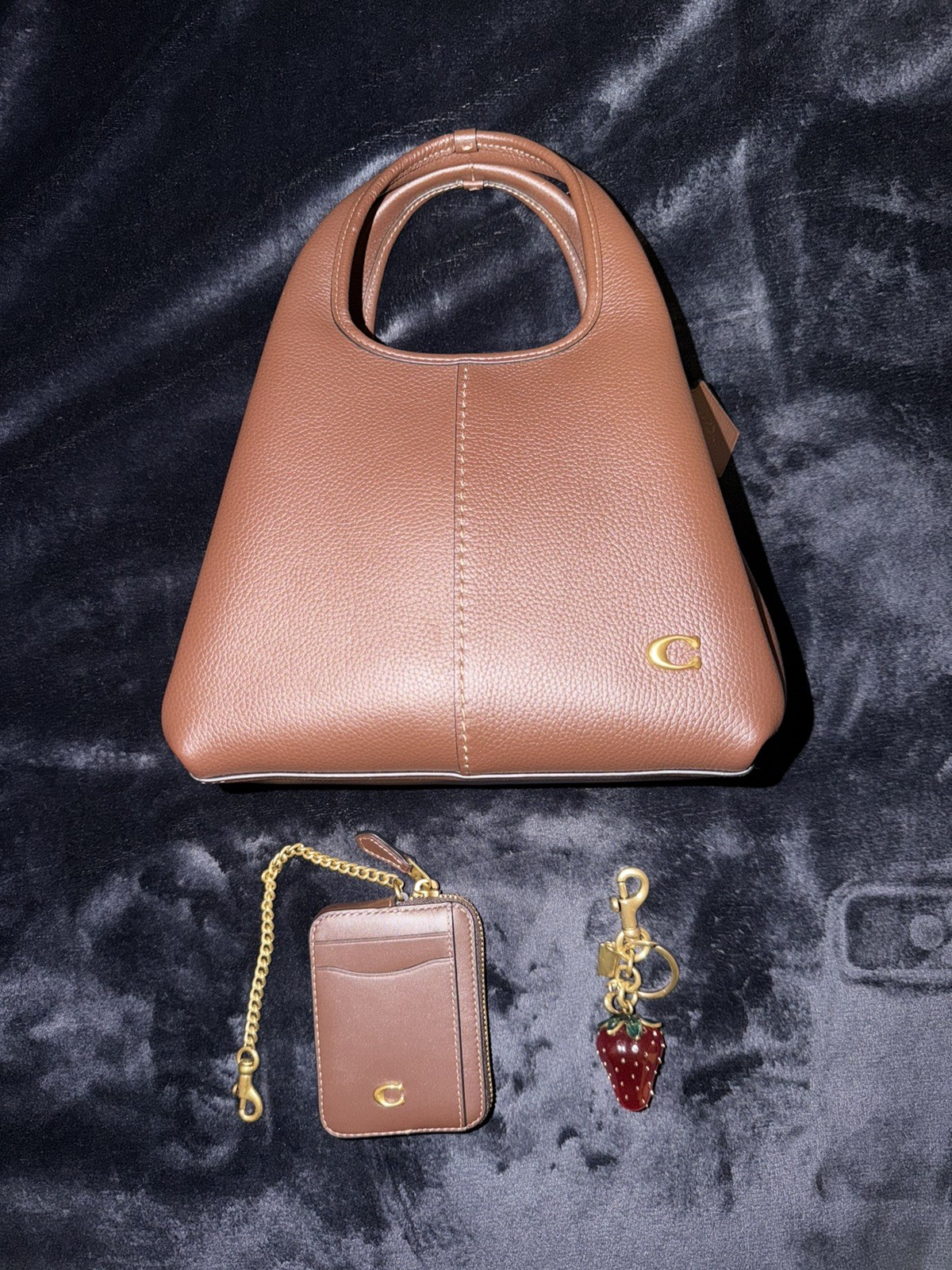 COACH Lana 19 Maple/Charm/Card Case