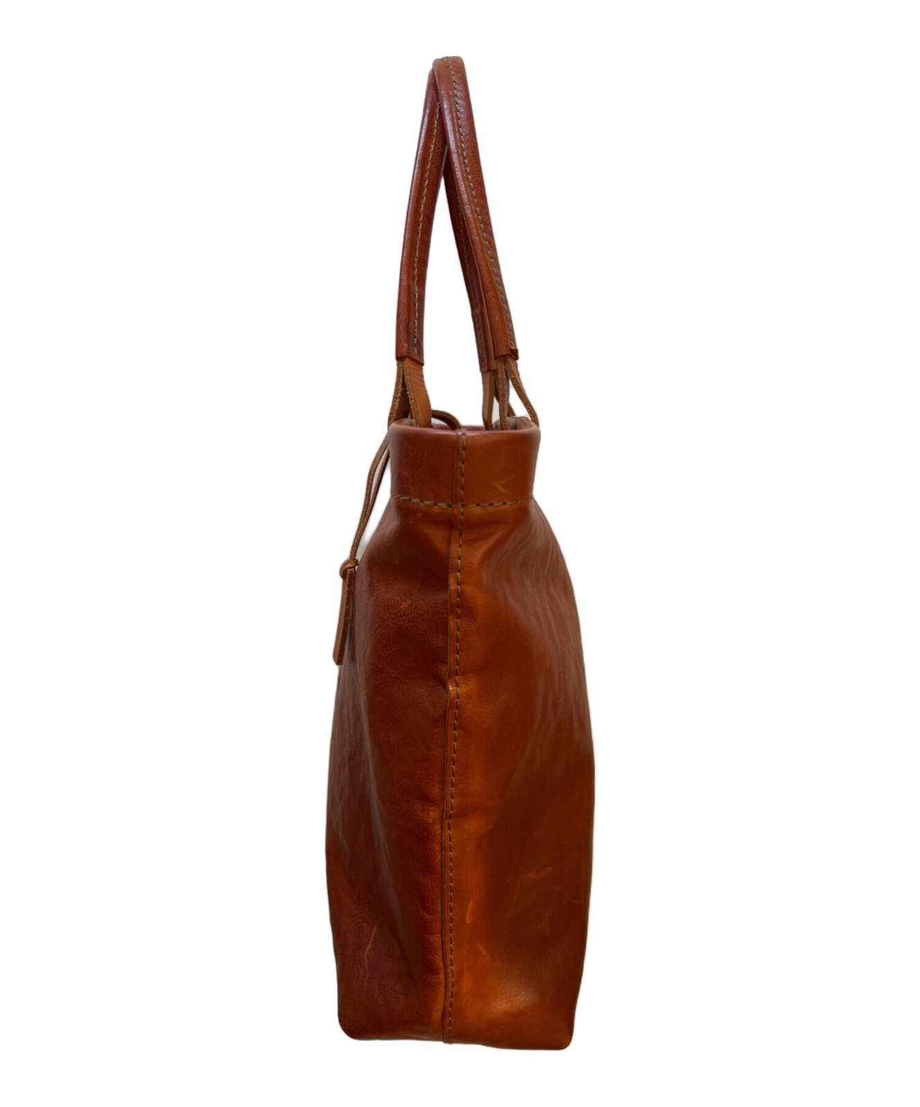Organ Leather Tote Bag Brown #TFB13773