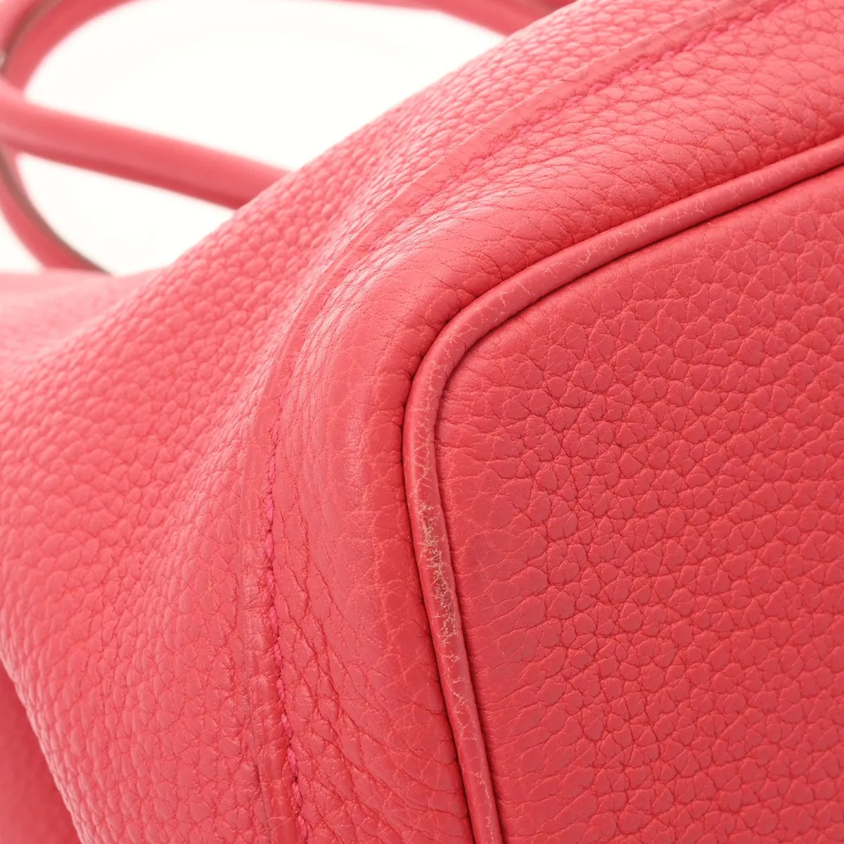 Hermes Garden Party PM Handbag Negonda Leather #WB4822