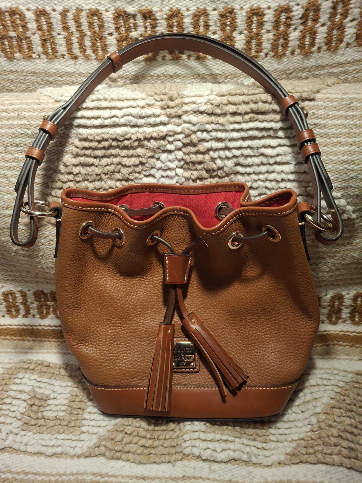 Dooney & Bourke Pebble Grain Kendall Shoulder/Crossbody – Pumpkin – Exc. Cond.