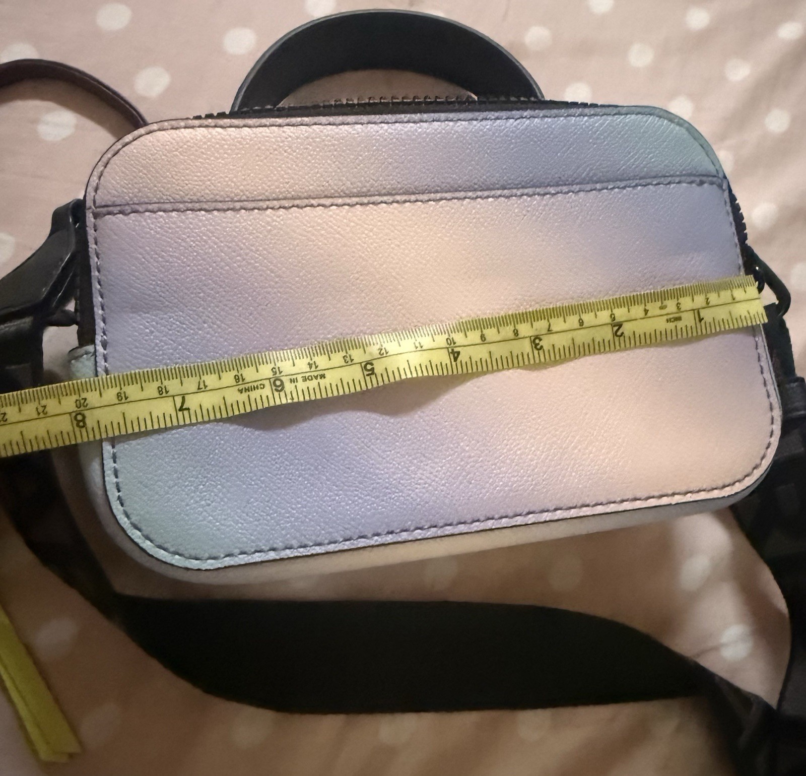 $198 KARL LAGERFELD PARIS Ombré Simone Camera Crossbody Bag, Top Handle, Strap