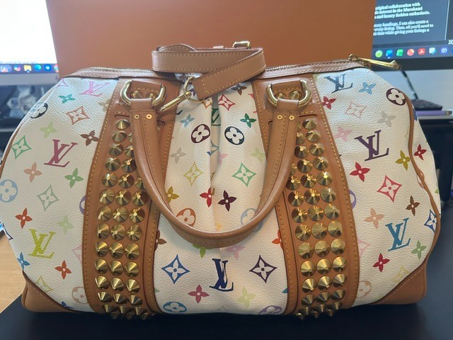 Louis Vuitton x Takashi Murakami Multicolore Courtney GM Handbag limited edition