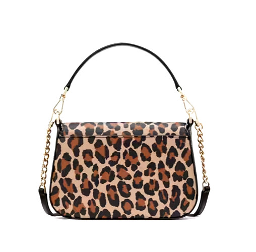 KATE SPADE Phoebe Spotted Leopard Flap Crossbody Brown Multi KH487 NEW🎀NWT🎁NIP