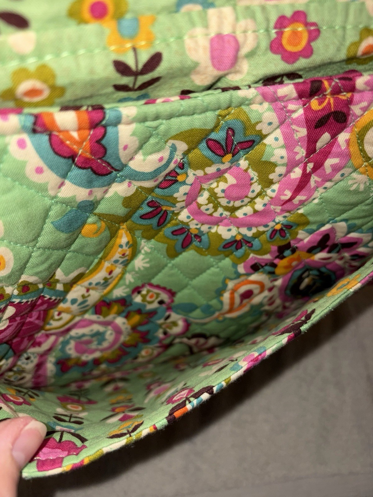 Vera Bradley “Tutti Frutti” Crossbody Bag Zip/Magnetic Closure Pockets