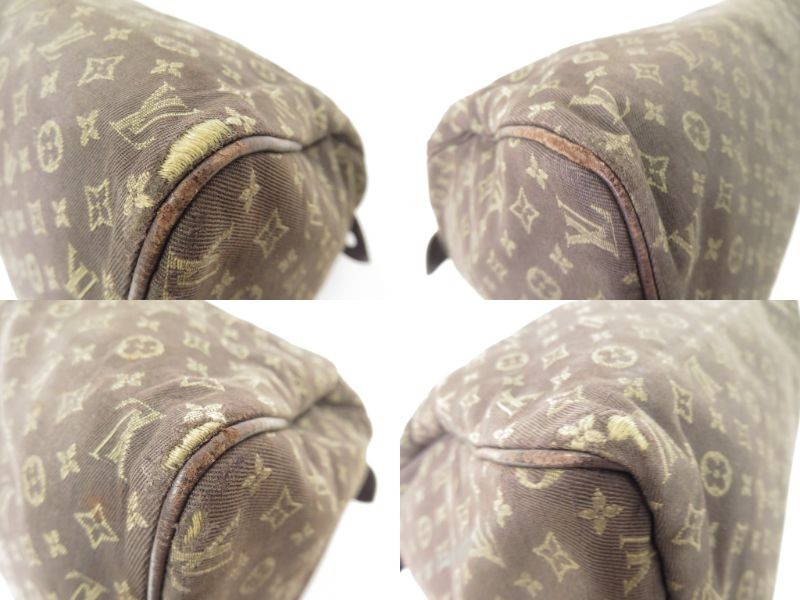 Auth Louis Vuitton Monogram Mini Lin Idylle Speedy 30 Hand bag F#53148