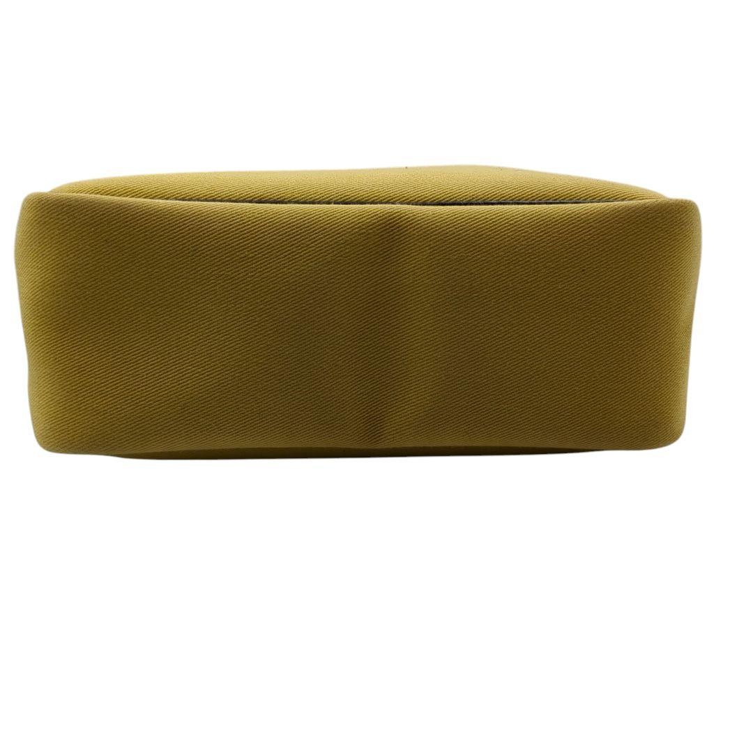Brady Yellow Canvas Leather Handle Bag 22x20x8cm Top Handle Bag