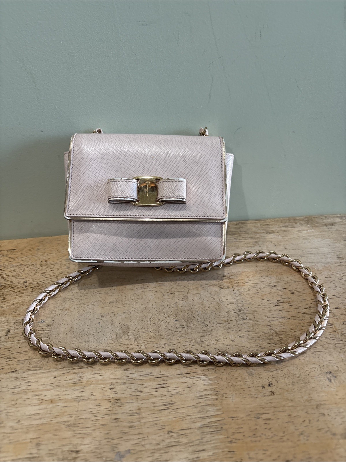 Salvatore Ferragamo Mini Vara Leather Crossbody Bag