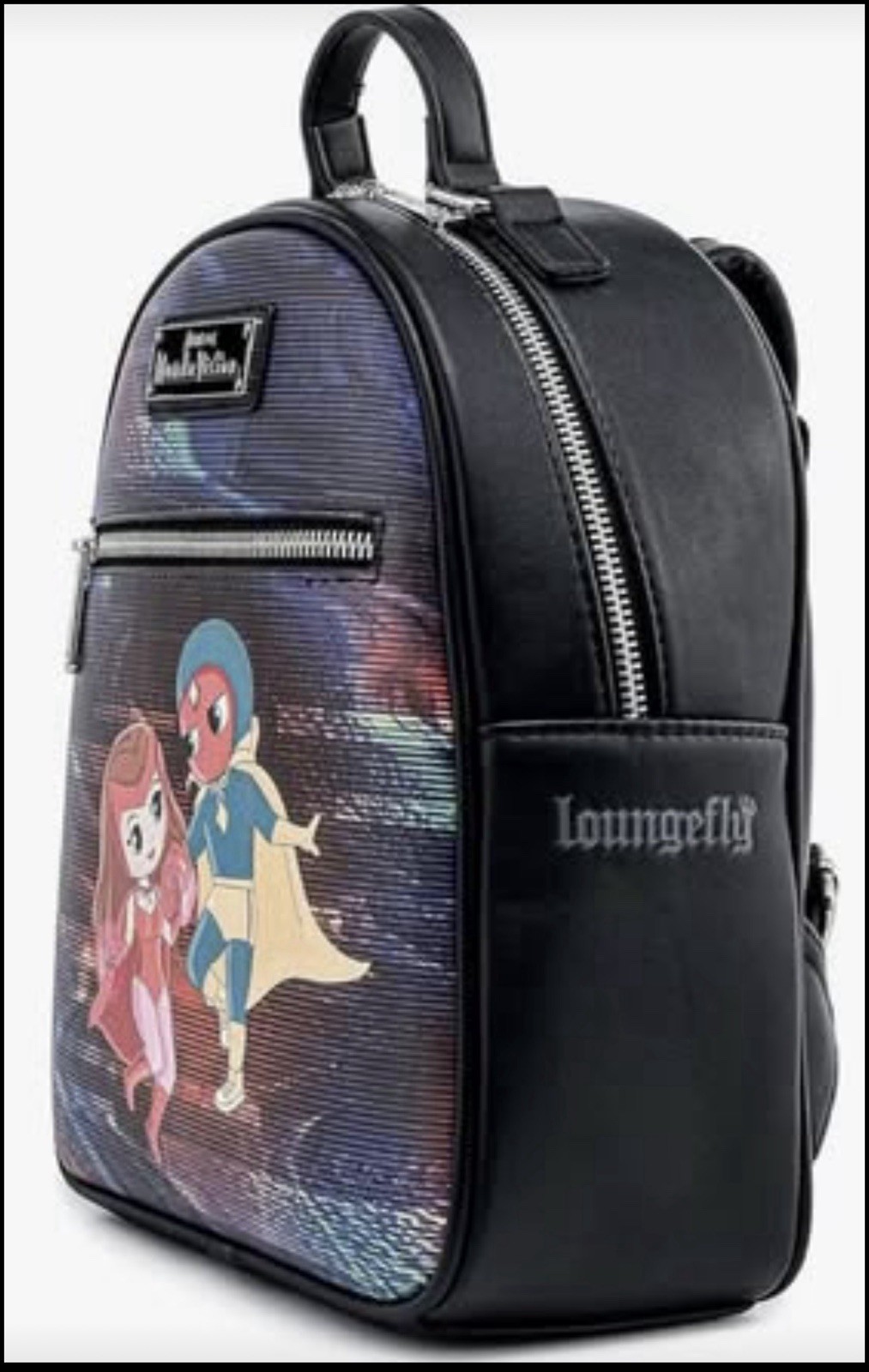 Loungefly Marvel Wanda Vision Chibi Womens Double Strap Shoulder Bag Purse