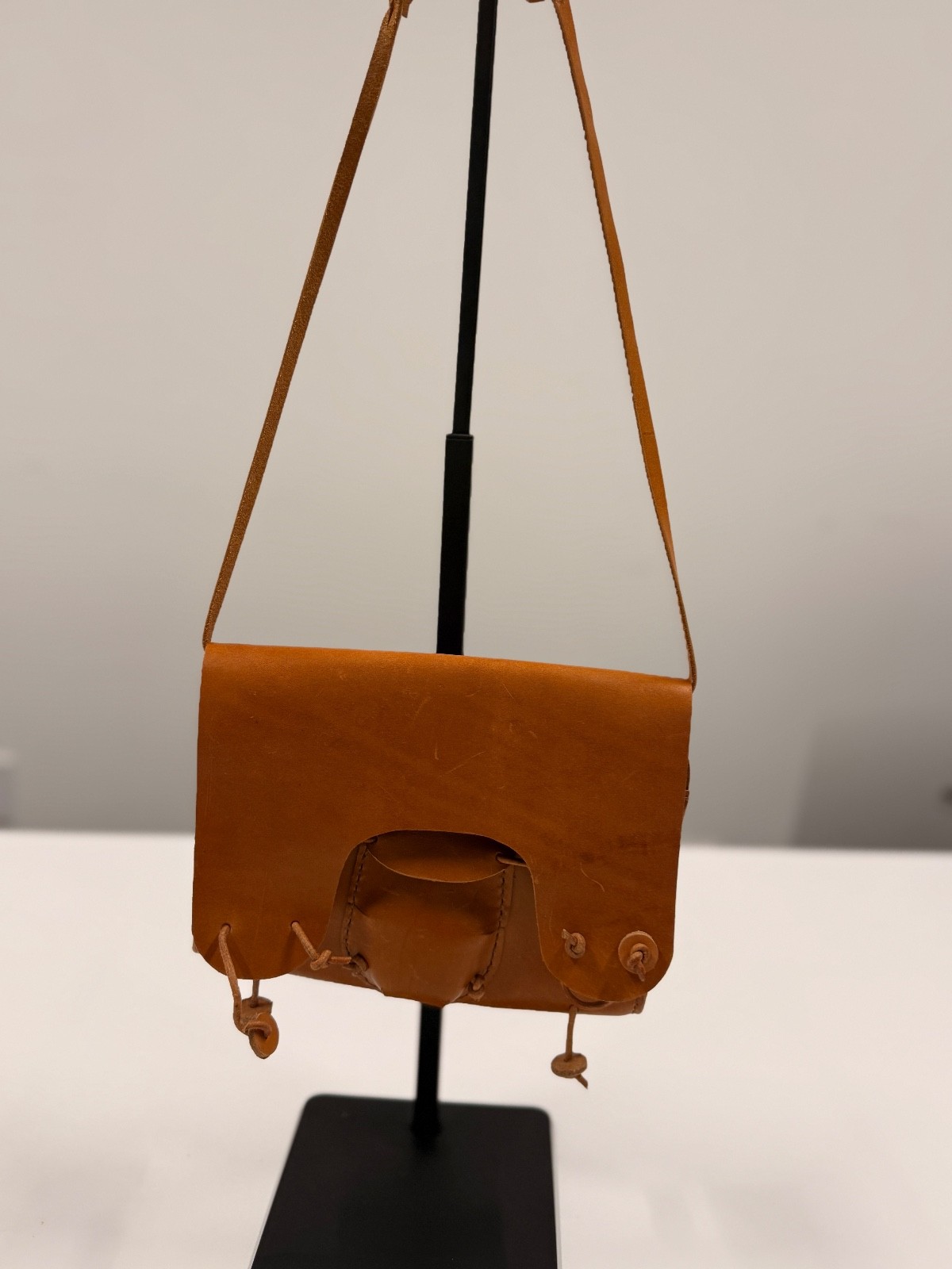 Leather hand stiched womens purse