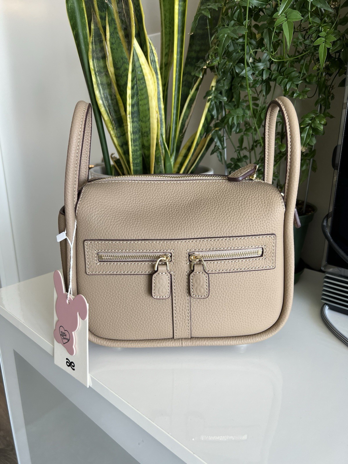 House of Little Bunny Zippy 22 CLAY COLOR purse messenger bag