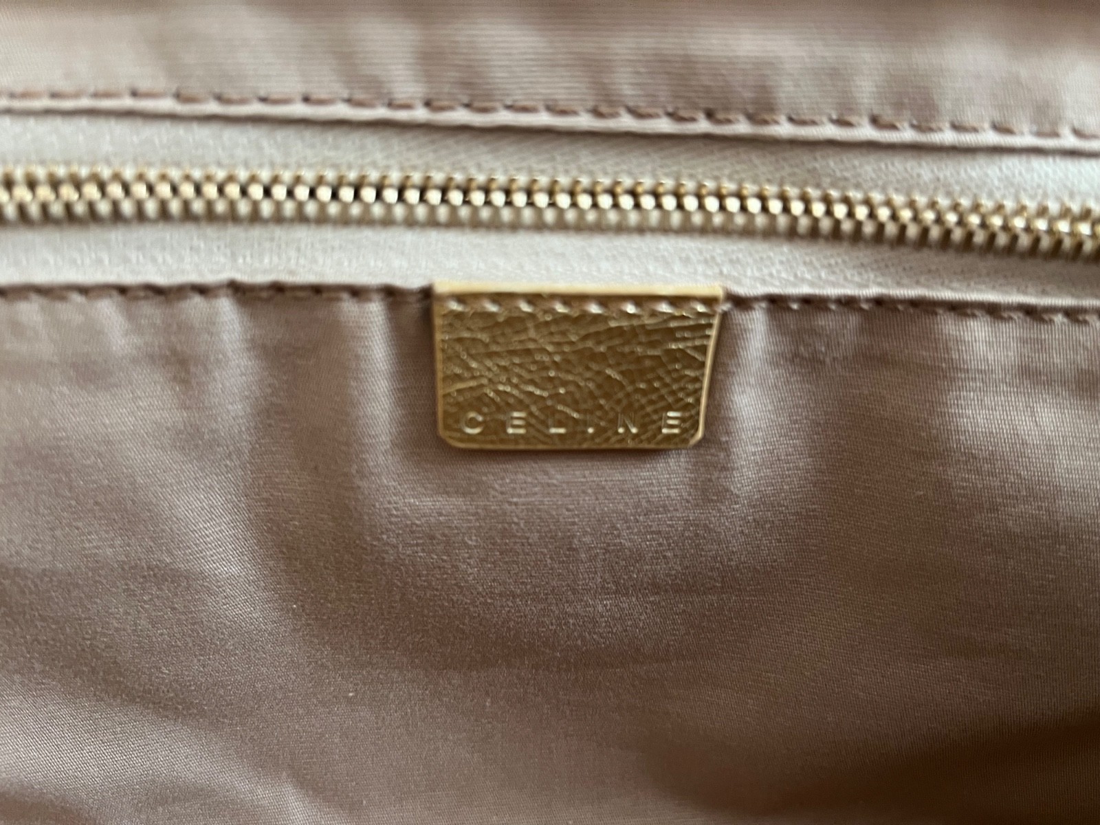 Vintage Celine Gold Metallic- Ella Frame Shoulder Bag-Y2K 2000s