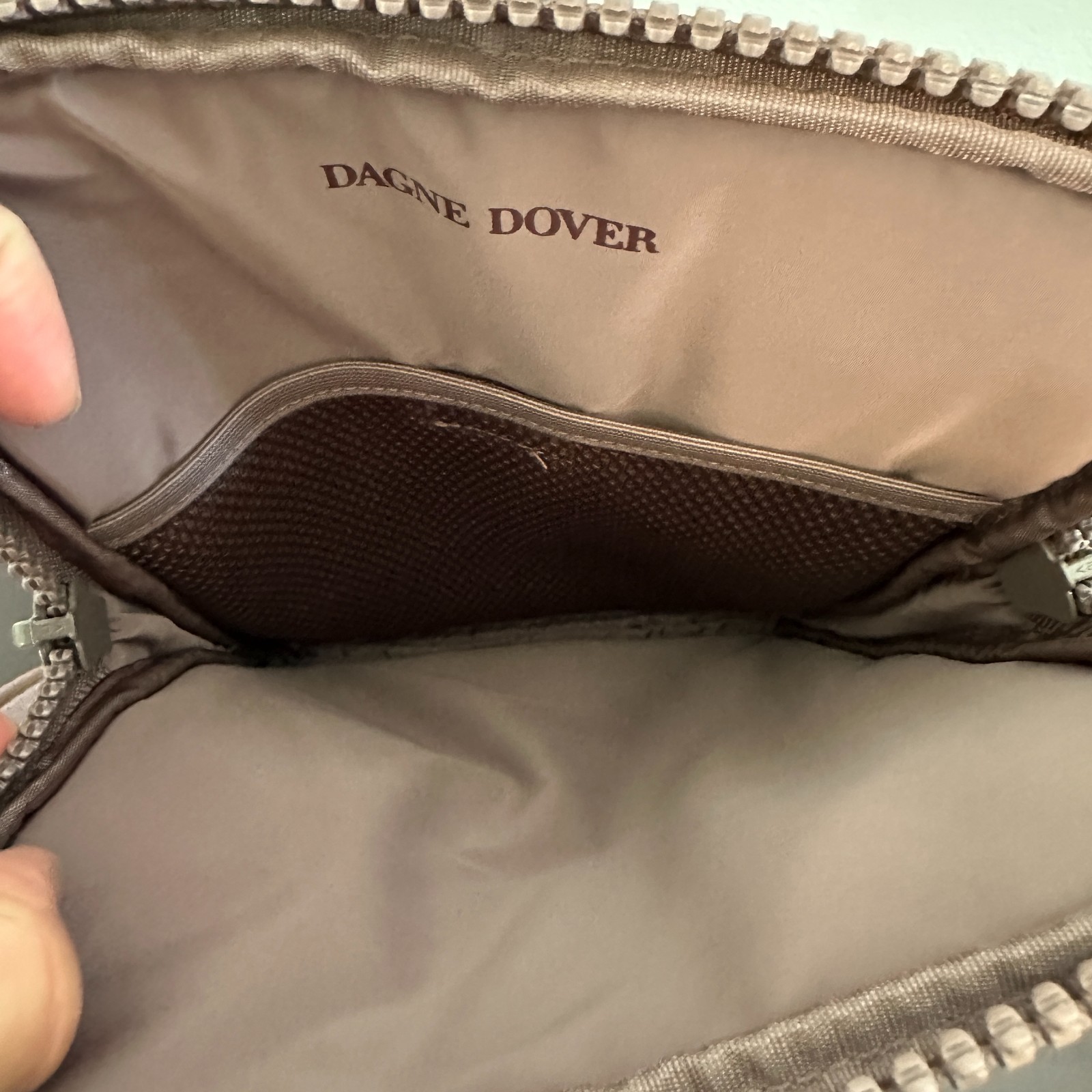 Dagne Dover Laptop Sleeve Crossbody Bag Blush Pink Color 11 x 8″