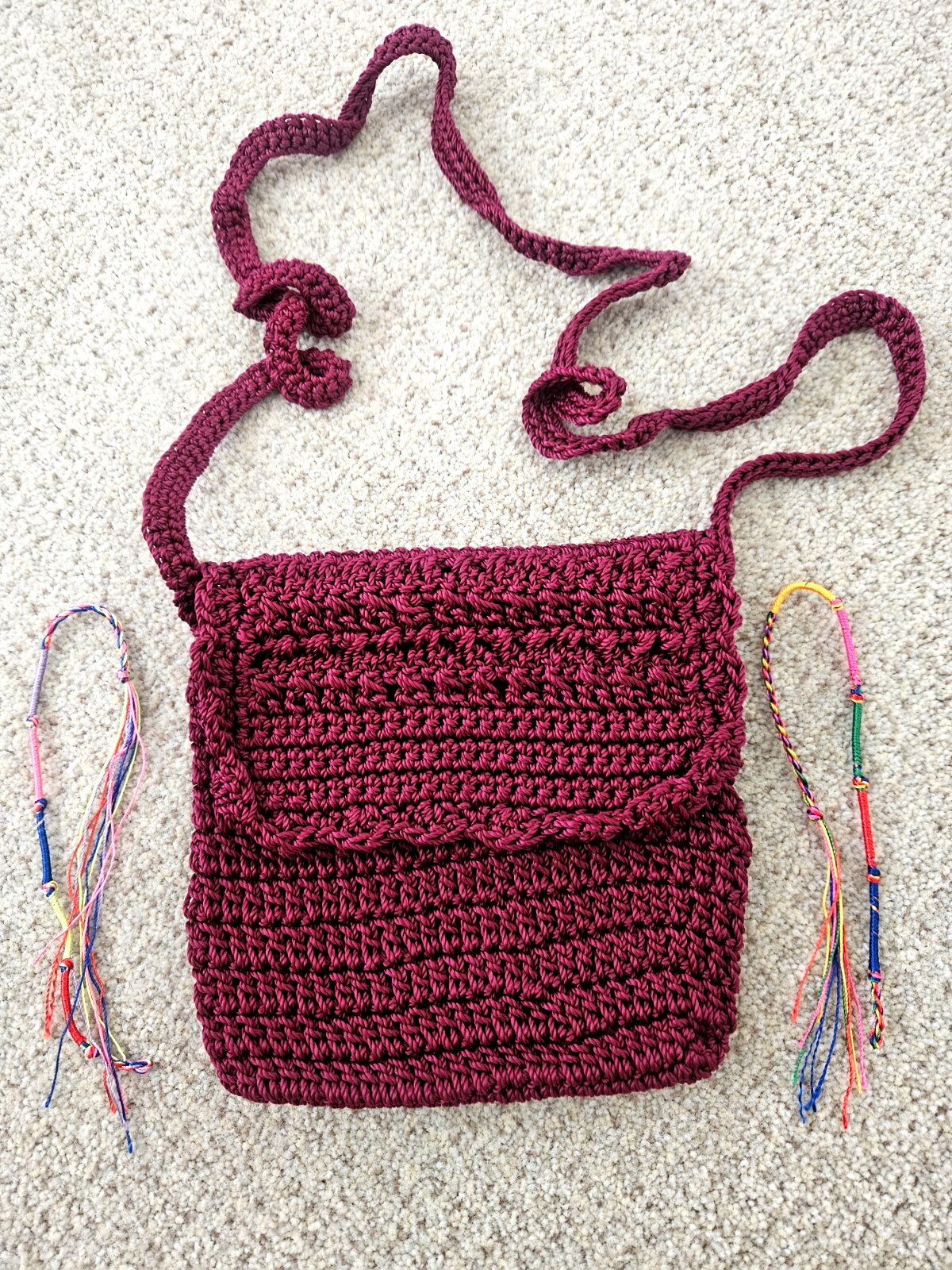 🕉 LADIES, BALI STYLE, KNITED / CROTCHET SHOULDER/PHONE BAG . SINGLET, BINTANG.