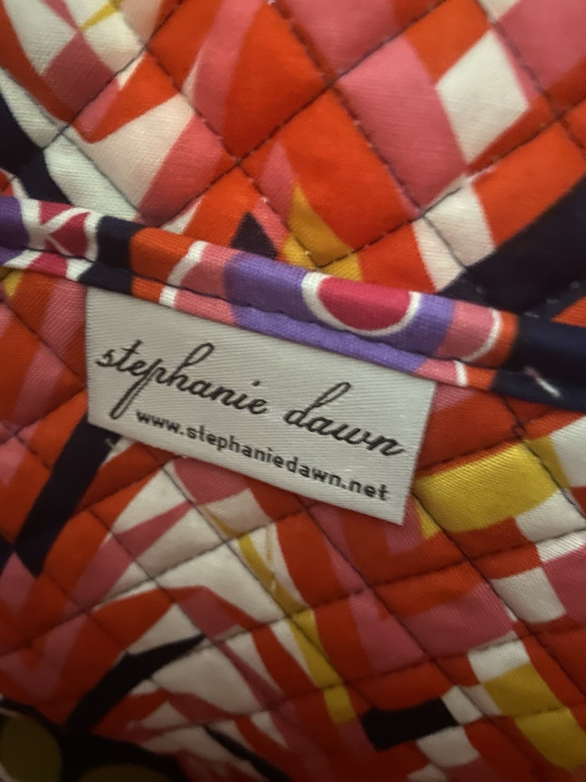 Stephanie Dawn Large Square Bottom Tote In Pattern Penelope