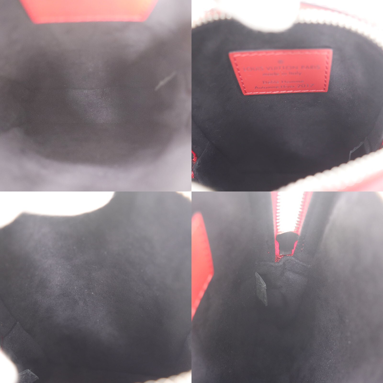LOUIS VUITTON LV x Supreme Danube PPM Epi Leather Red M53434 #AH151 S