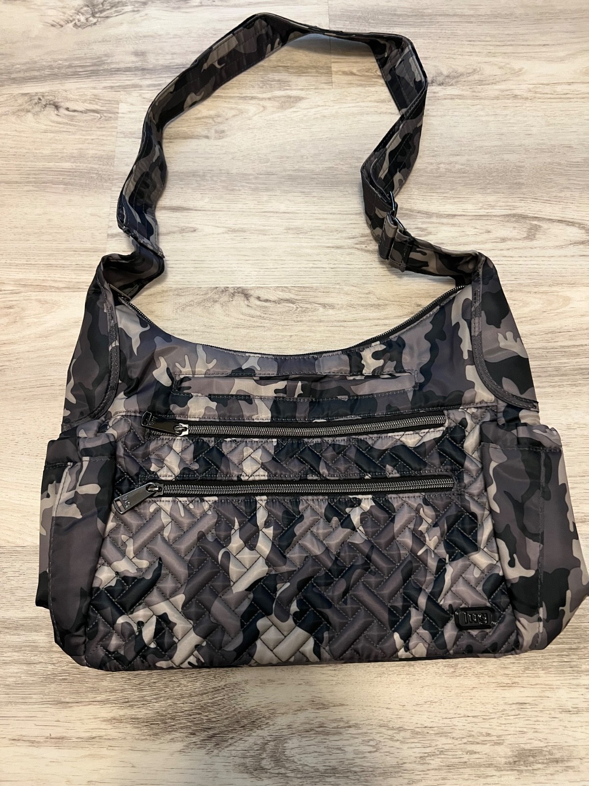 Lug Camper SE Camo Crossbody Bag, NWOT