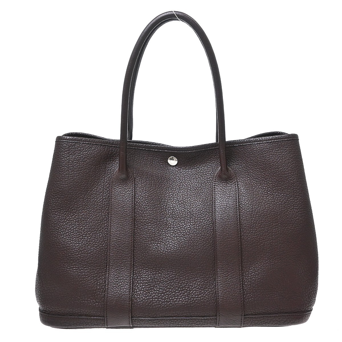 Best07 Hermes Ebene Negonda Garden Party 36 PM Tote Bag J□L KQ01431