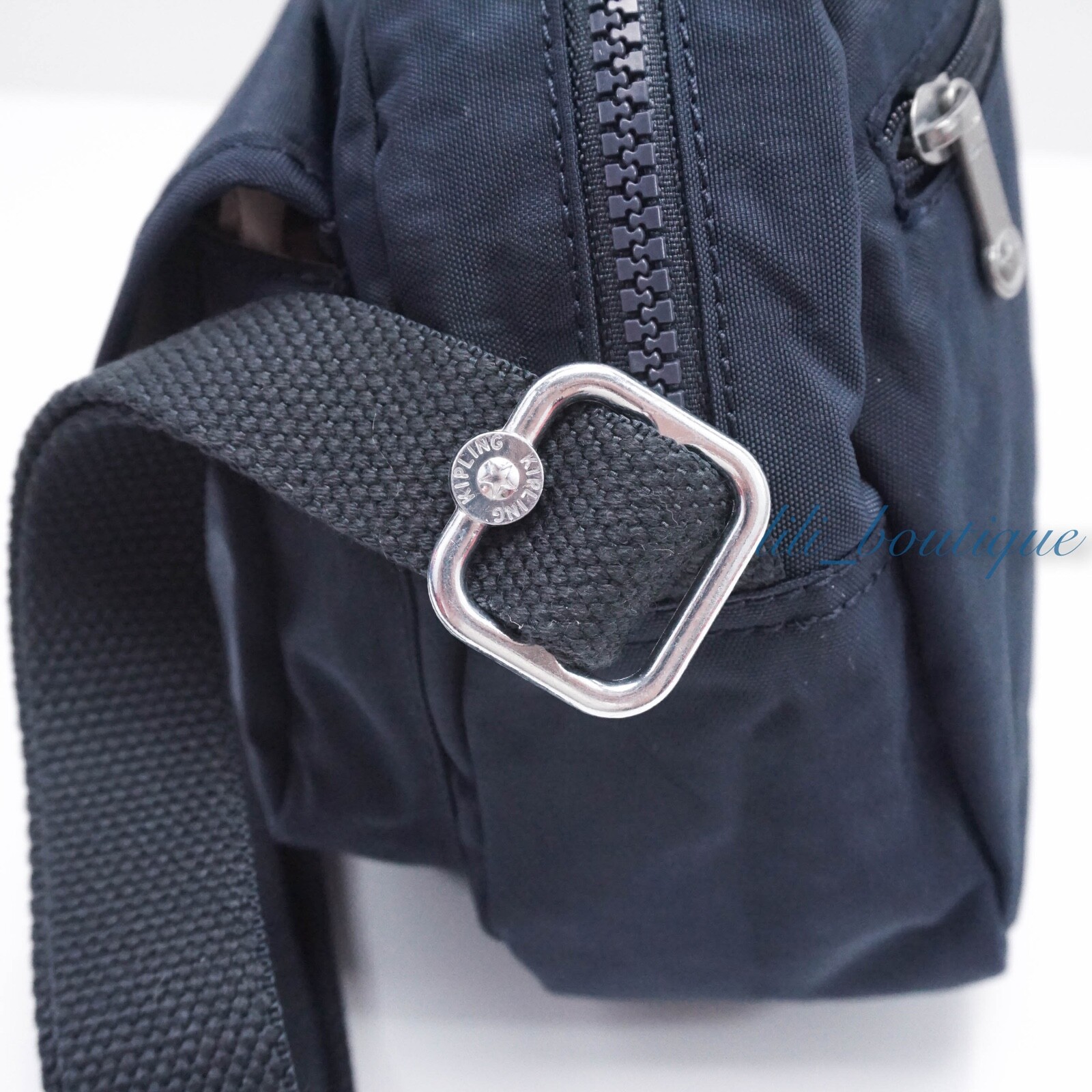 NWT Kipling K15313 Stelma Crossbody Small Shoulder Bag Nylon True Blue Tonal $79