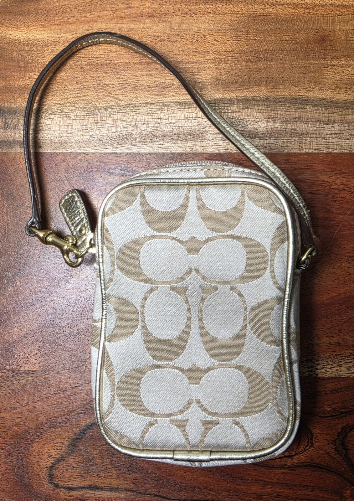 Vintage Y2K Coach Poppy “Digi Pouch” / Camera Case Wristlet