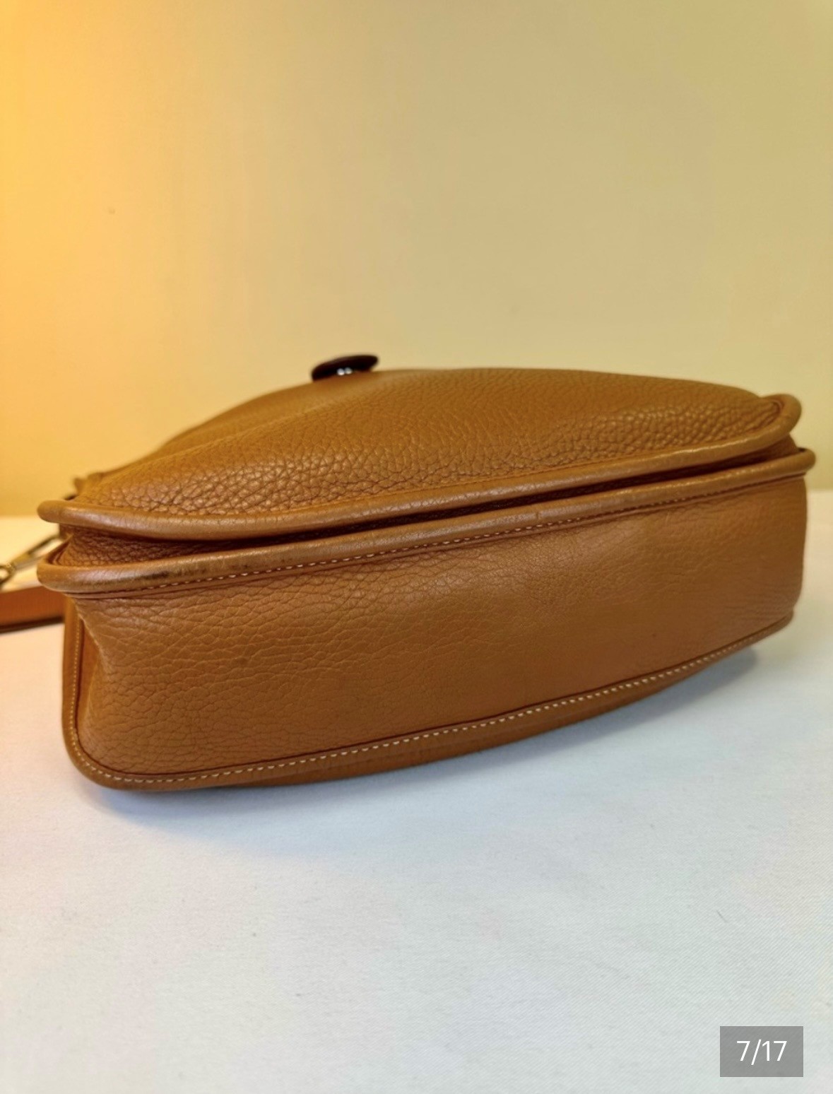 Hermes Taurillon Clemence Evelyne III PM Taurillon Shoulder Bag Messenger