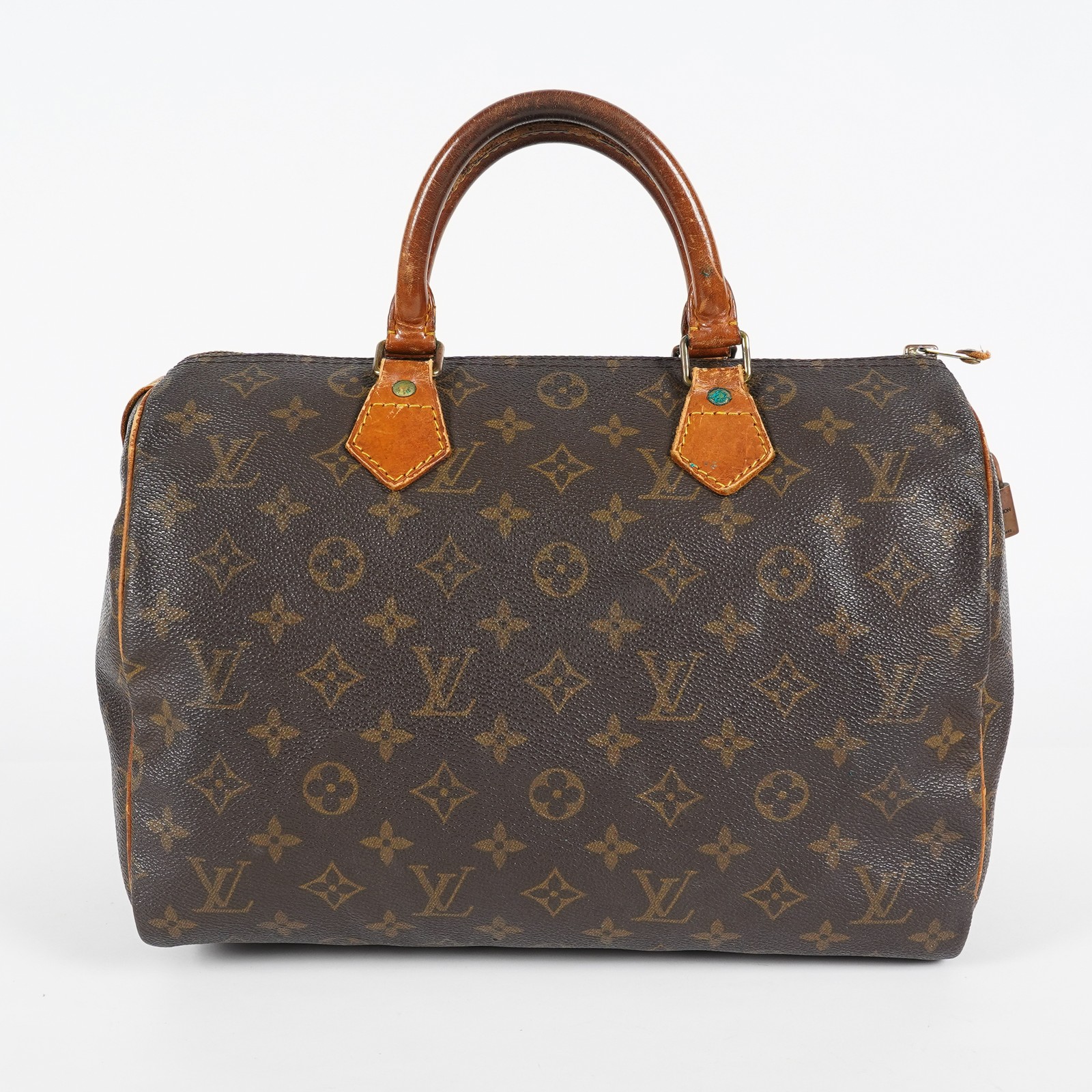 Louis Vuitton Speedy 30 Monogram Boston Handbag Brown Used M41526 07A213660824
