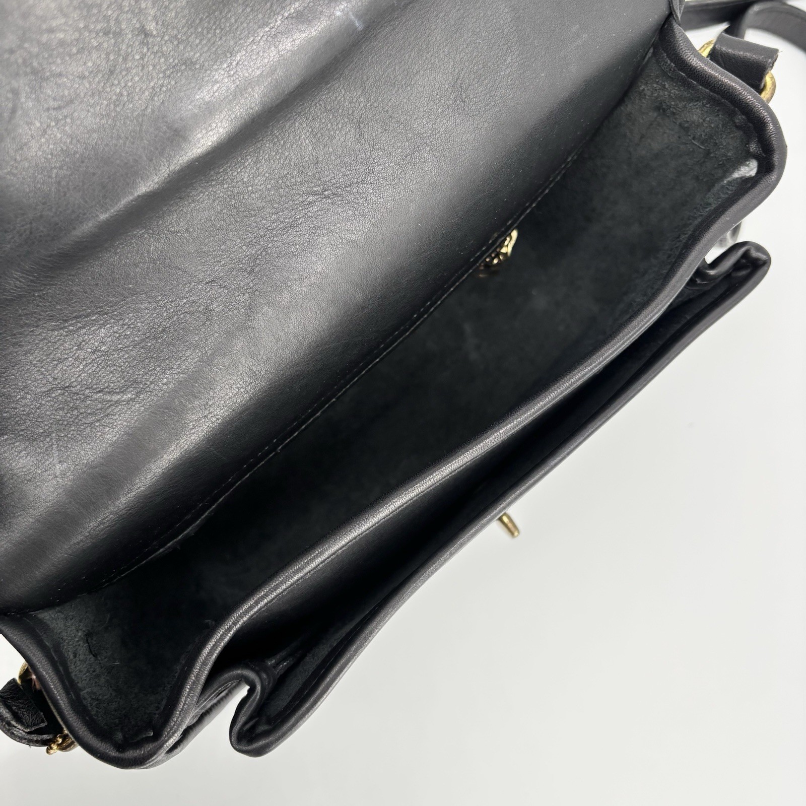 Coach Kent Shoulder Bag Crossbody Vintage Black Leather Authentic From Japan