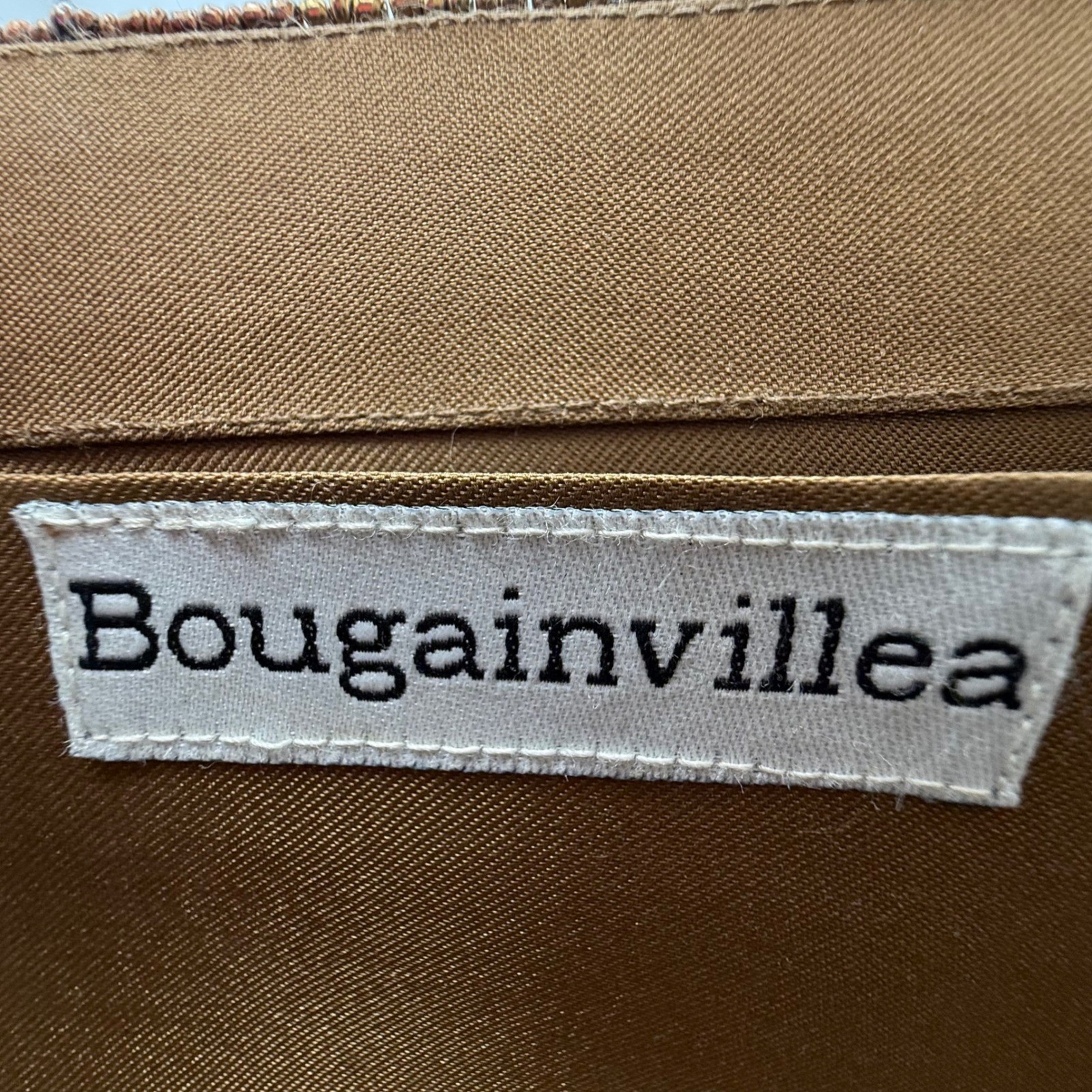 Vintage Bougainvillea Beaded Clutch Bag Gold Bronze Black Camo Evening Bag
