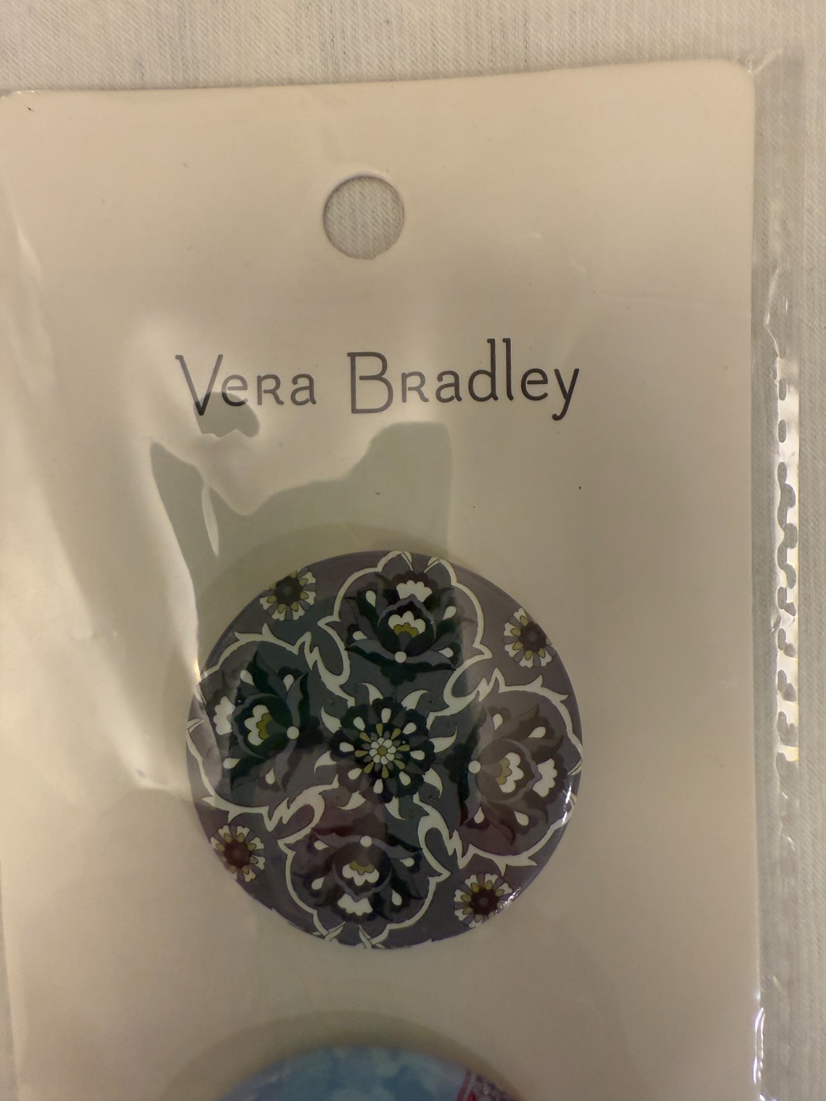 VERA BRADLEY BUTTON SET 3 PACK NEW IN PACKAGE (L-33)
