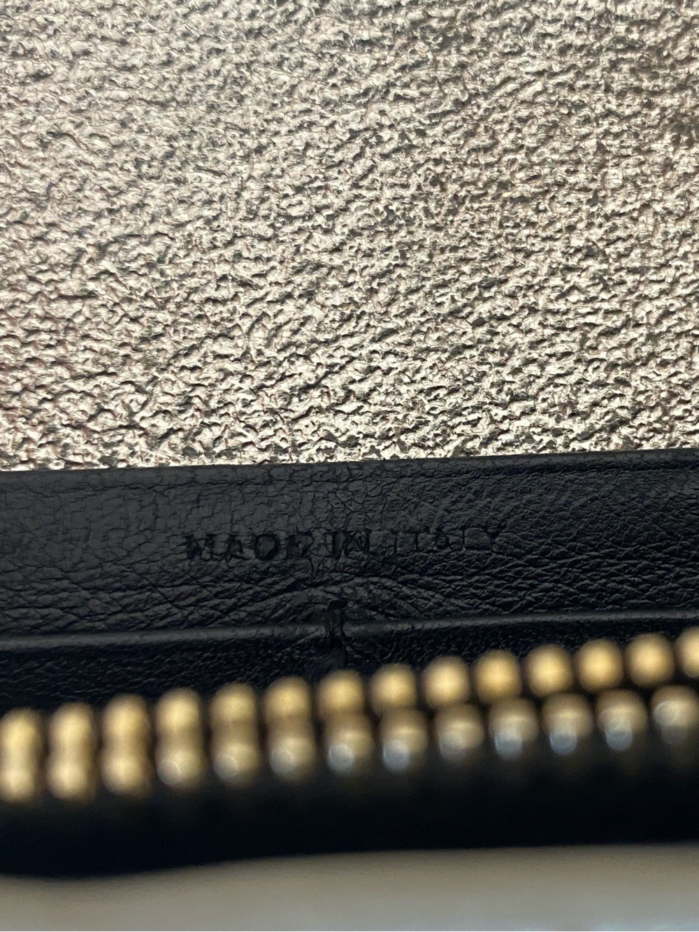 YSL Metallic Calfskin Cassandre Clutch Bag