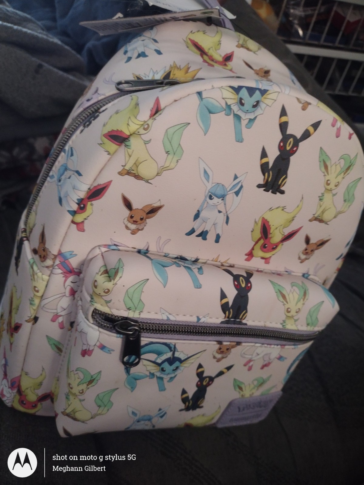 NWT Loungefly Pokemon Eevee Evolutions Mini Backpack Bag