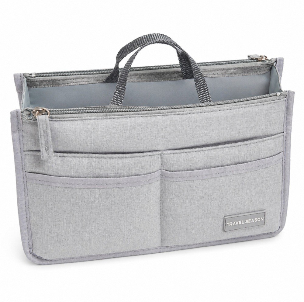 Multi Pocket Handbag Organizer Insert Purse Liner Pouch Tote Bag Organizer