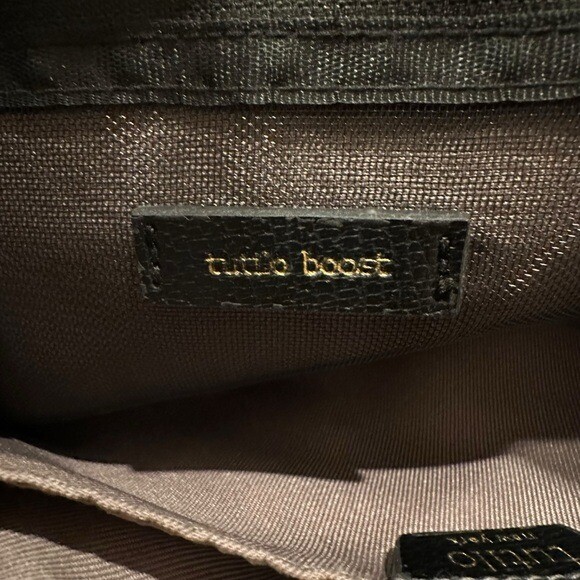 Tutilo New York Boost Crossbody Handbag Purse Black Nylon Travel Bag Clutch
