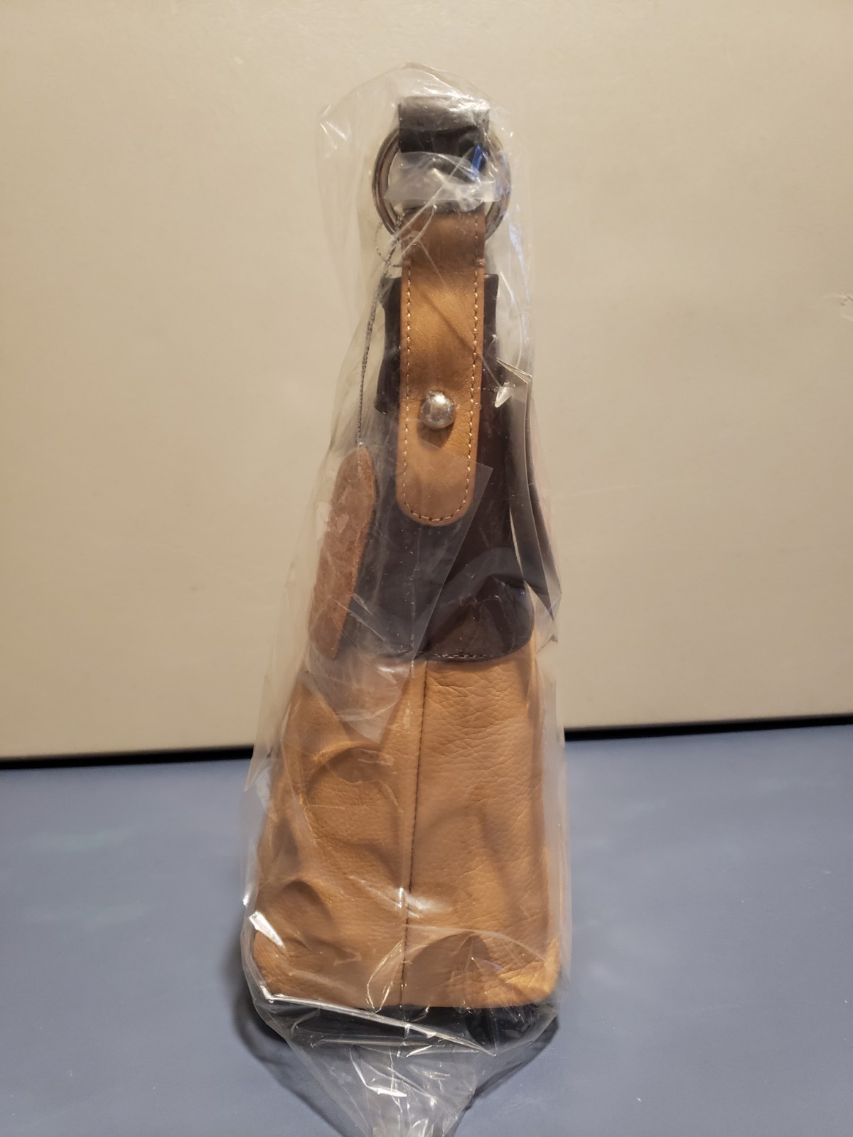 Aurielle Leather Purse Women Shoulder Bag Nut/Brown Brand New In Plastic w/ Tags