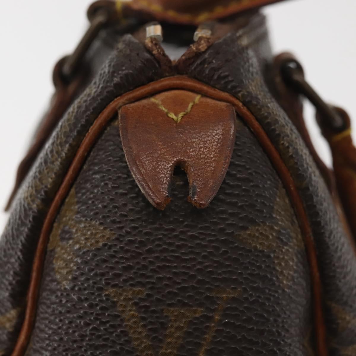 LOUIS VUITTON Monogram Mini Speedy Hand Bag M41534 LV Auth 142713