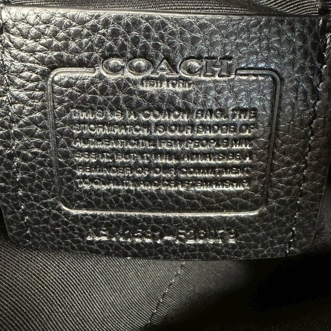COACH Metropolitan Flight Bag Black Patch Limited