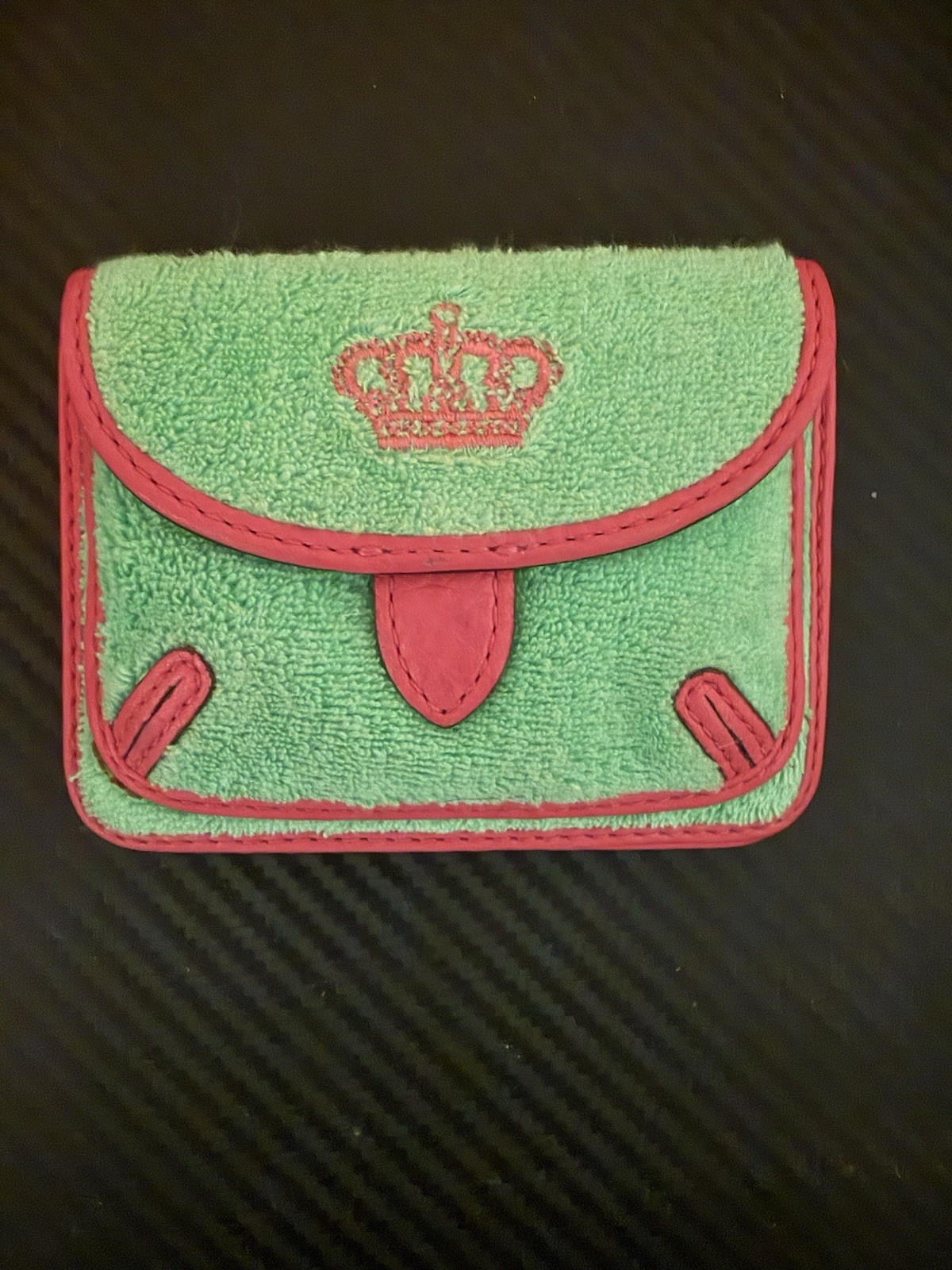 Vintage Y2K Juicy Couture Terry Cloth Wallet HTF RARE