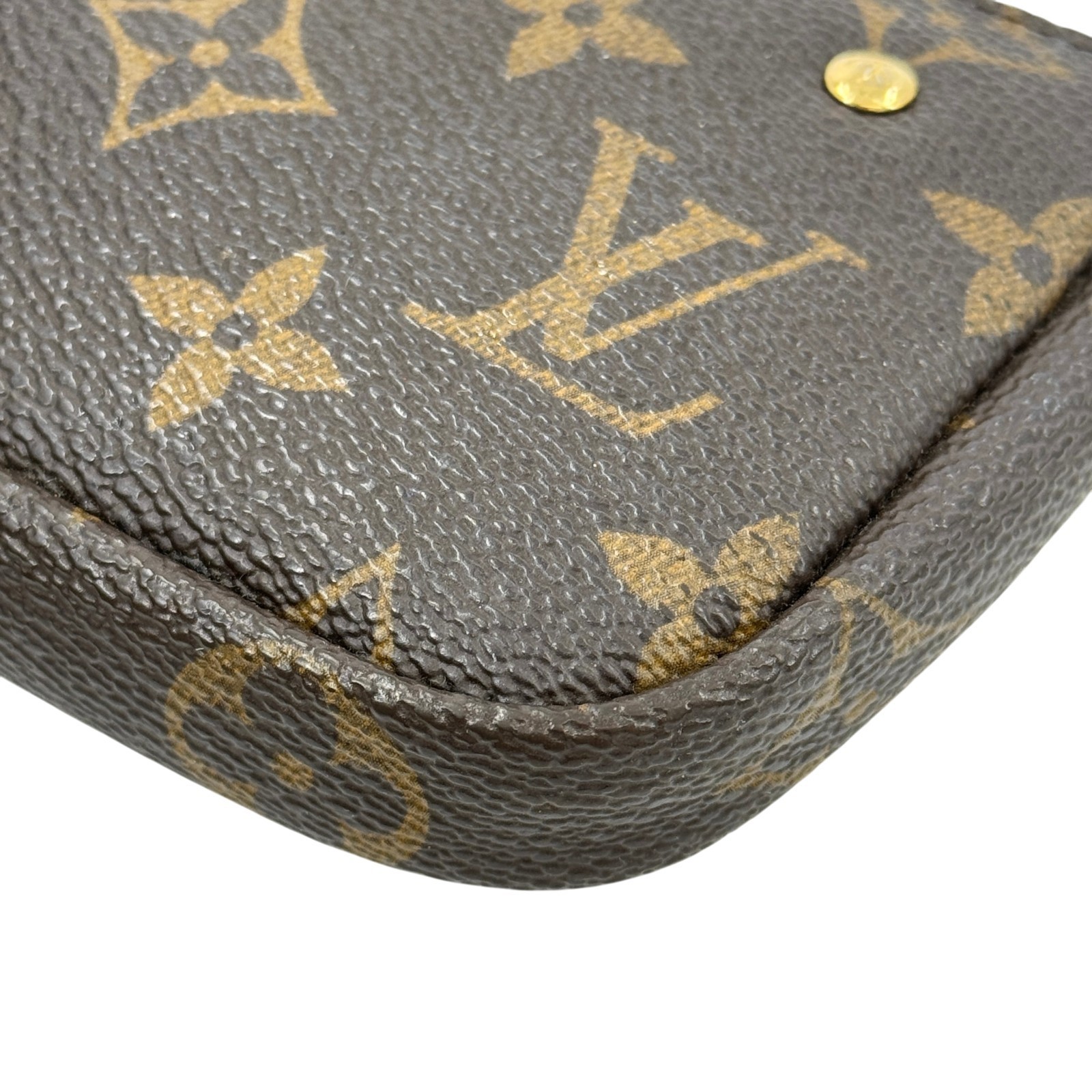 LOUIS VUITTON Trousse Cle Monogram Canvas Wardrobe Trunks Coin Purse M63800