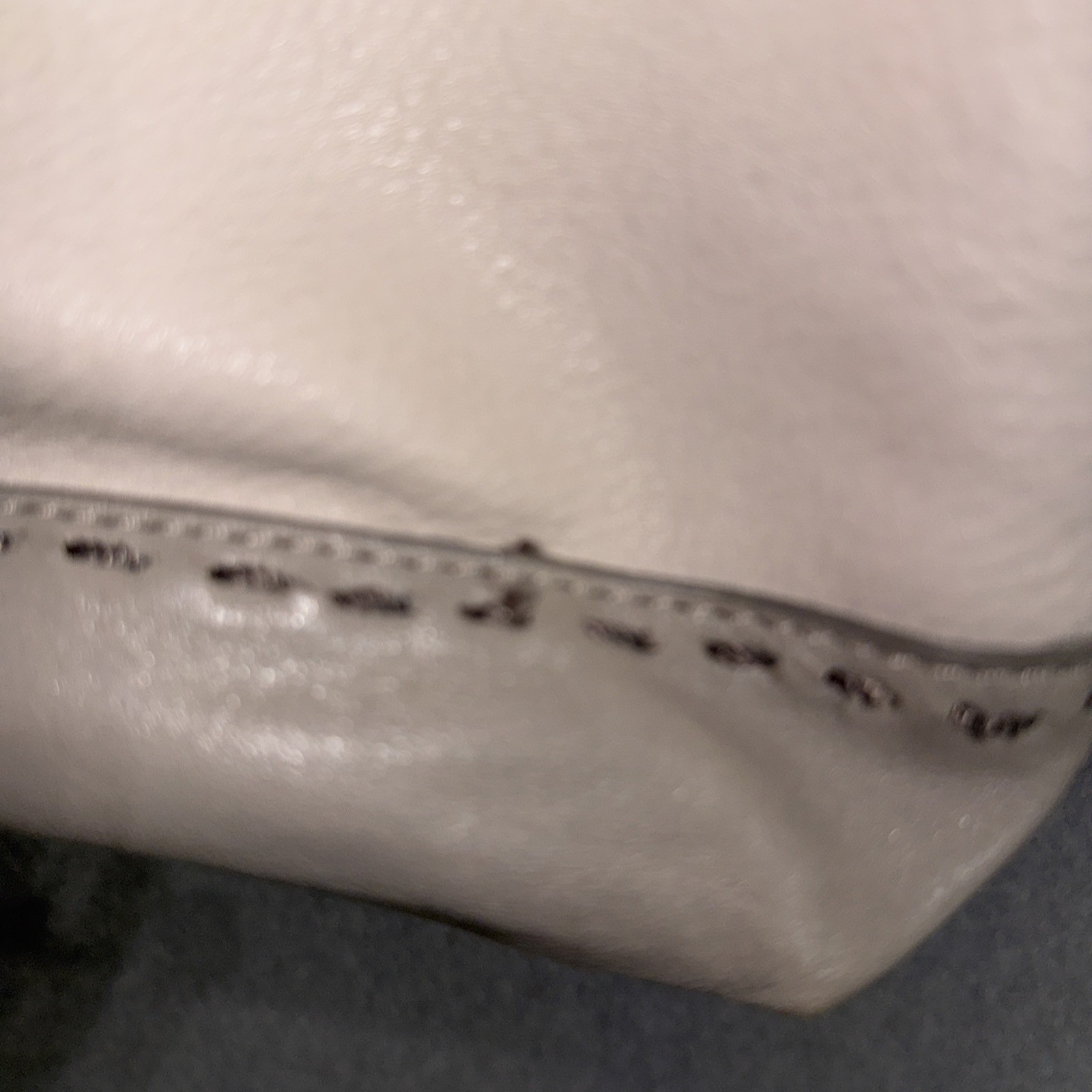 THE SAK Indio Leather Bucket Shoulder Purse Demi Hobo Bag Cream/Stone