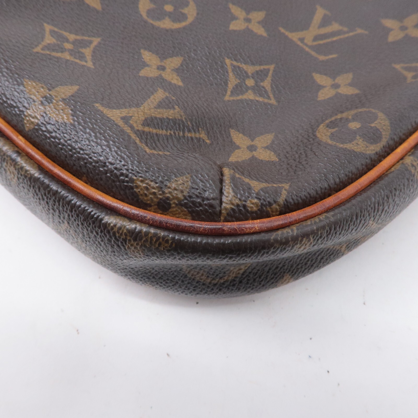 Louis Vuitton Monogram Odeon PM Shoulder Bag Brown M56390 Auth Used
