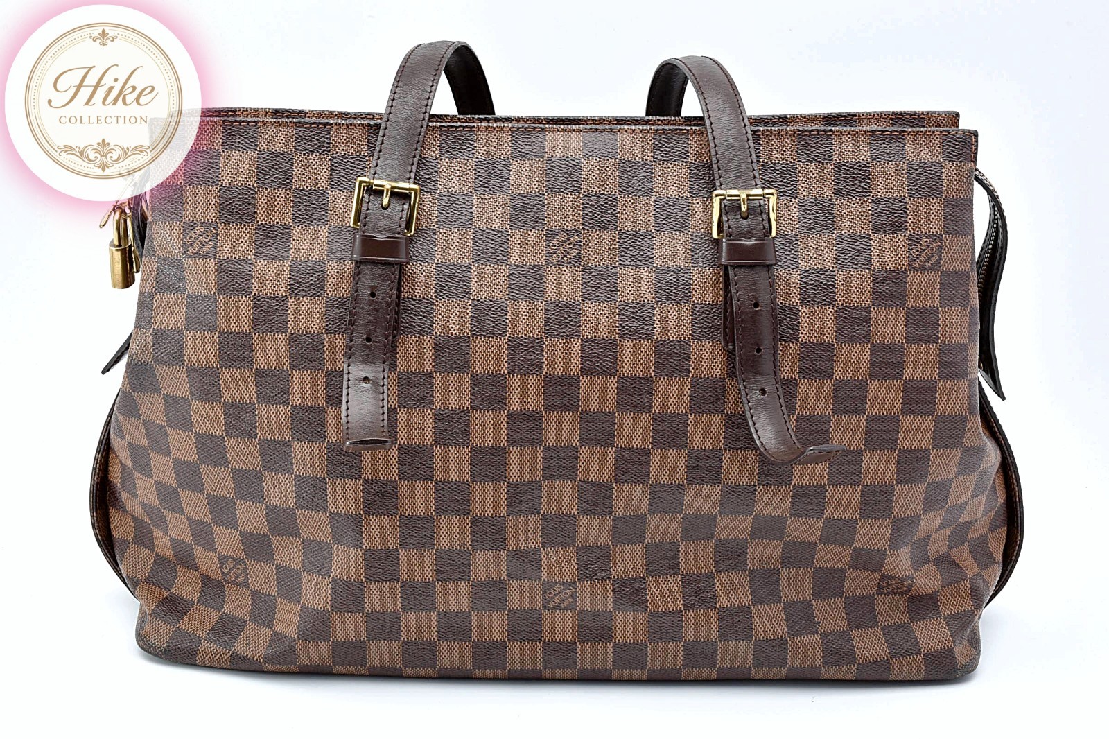 Louis Vuitton Damier Ebene Chelsea Damier Shoulder Bag N51119 Auth *AB* B0104