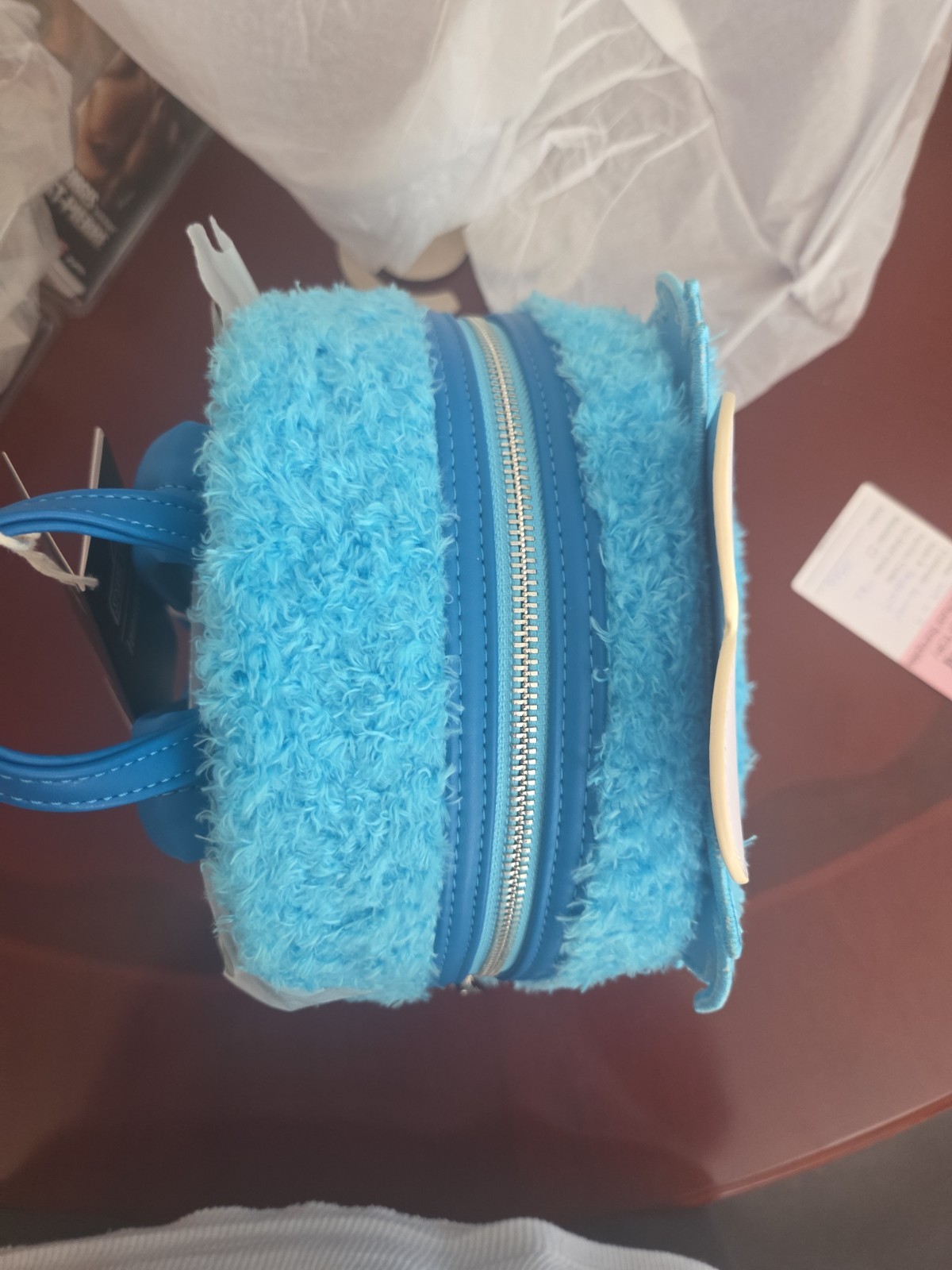 Sesame Street Loungefly Cookie Monster Sesame Place Mini Backpack Exclusive