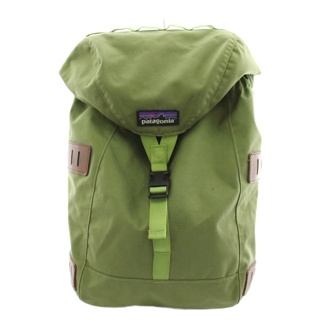 Patagonia Khaki Nylon Women’s Backpack Daypack Outdoor Camping Bag B