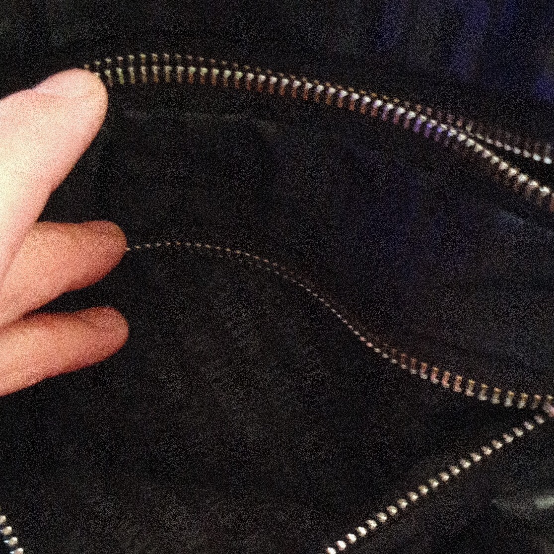 Steve Madden Black Logo Backpack w/ Gold Hardware Zip Closure