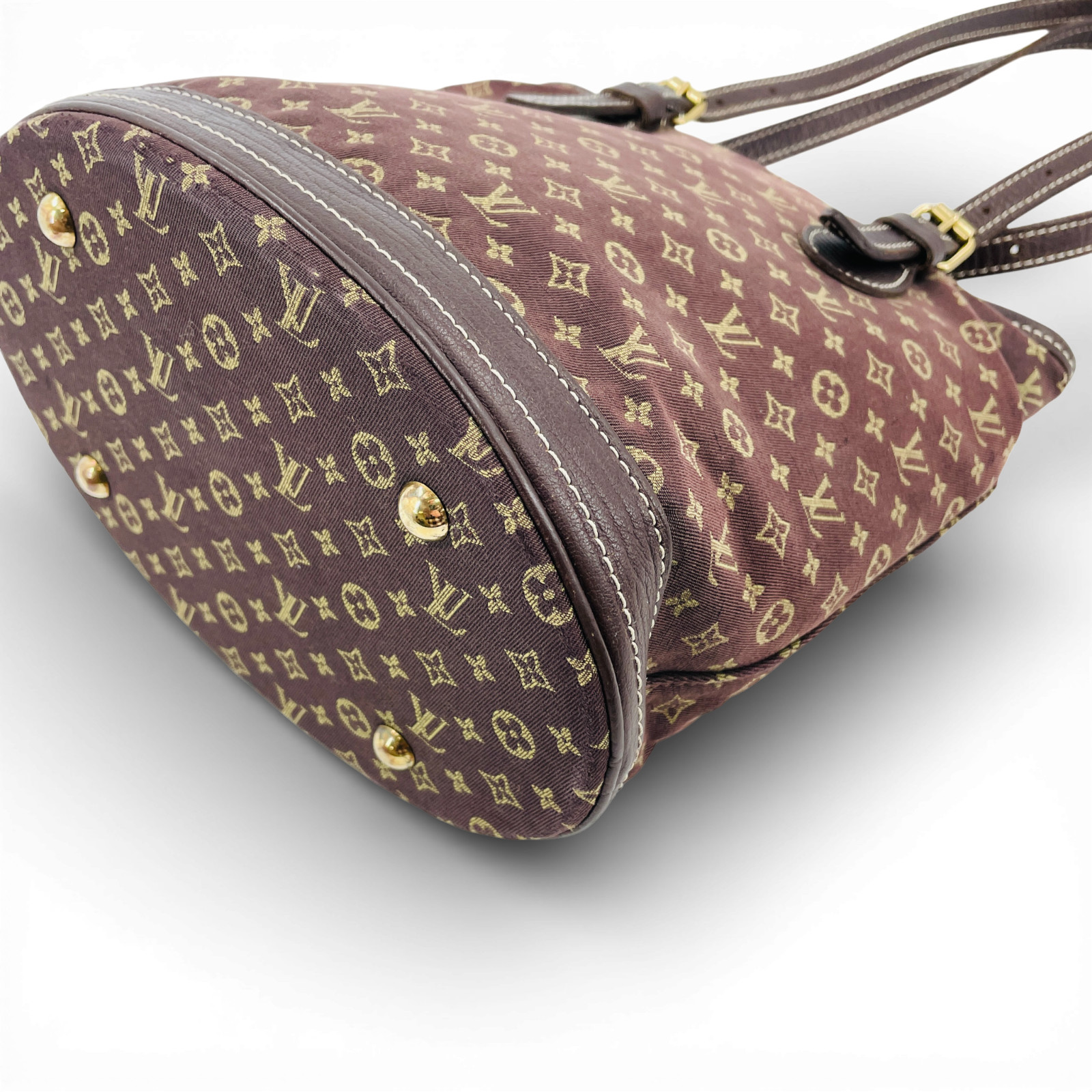 LOUIS VUITTON Bucket PM Monogram Mini Canvas Brown Vintage Shoulder Bag M95226