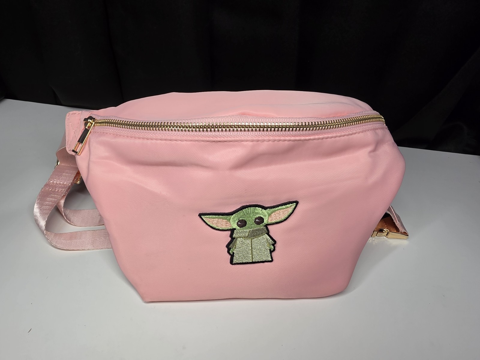 Unbranded Baby Yoda (Grogu) Pink Waist Bag / Fanny Pack