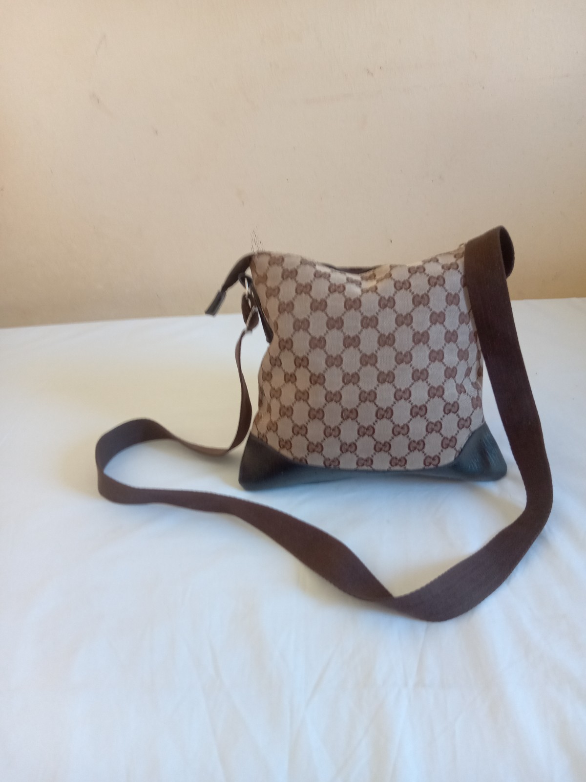 Gucci Brown Canvas Bag