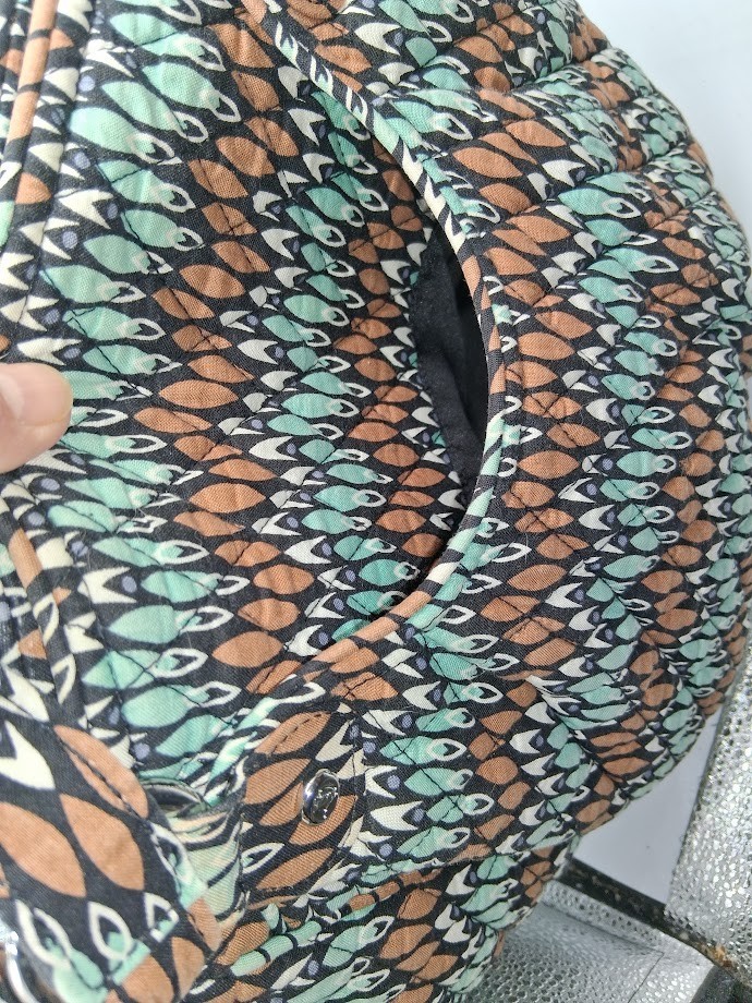 Vera Bradley “Sierra Stream” Double Strap Large Shoulder Bag -Retired 2015